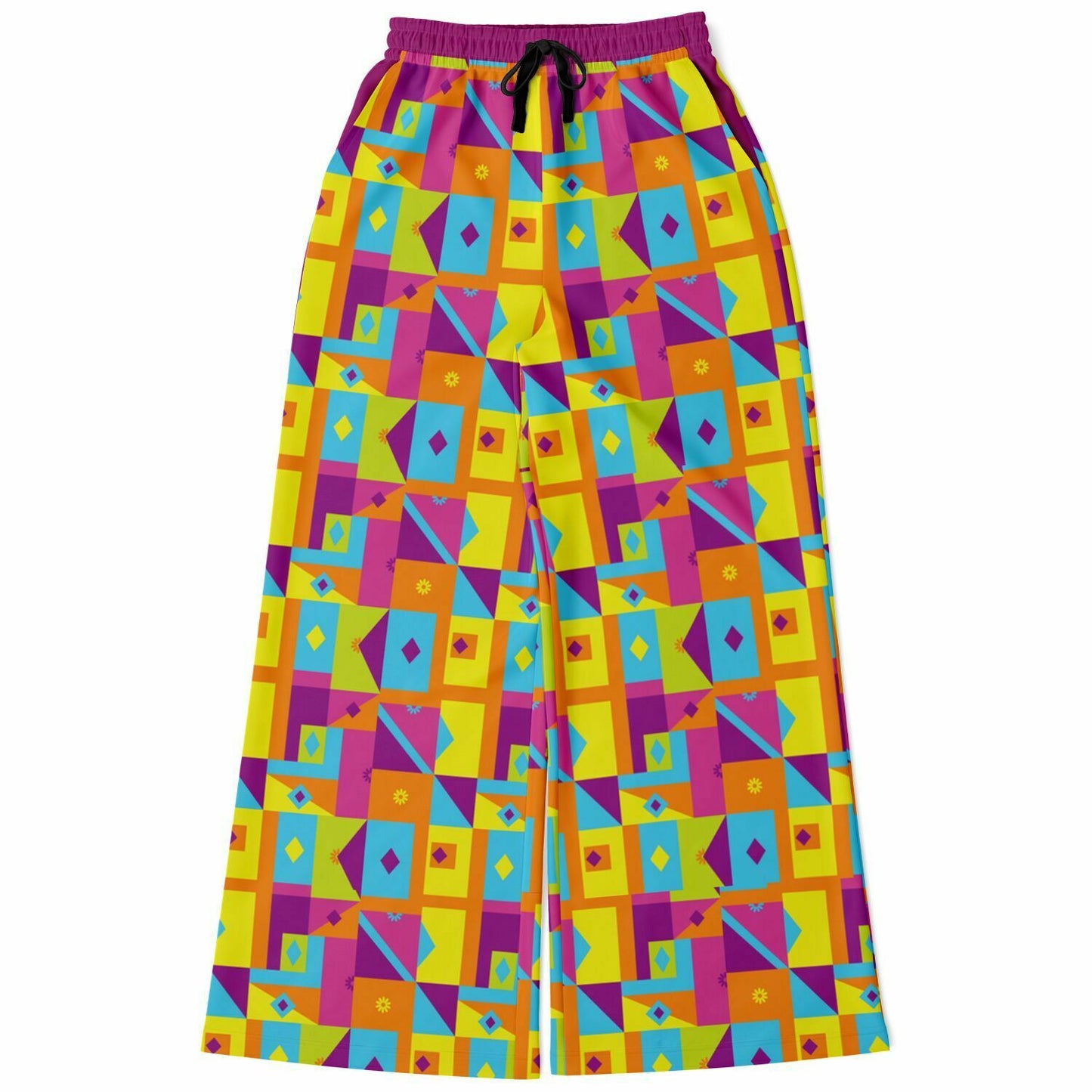 Neon Nights Fashion Flare Jogger - Sunflower Cabana
