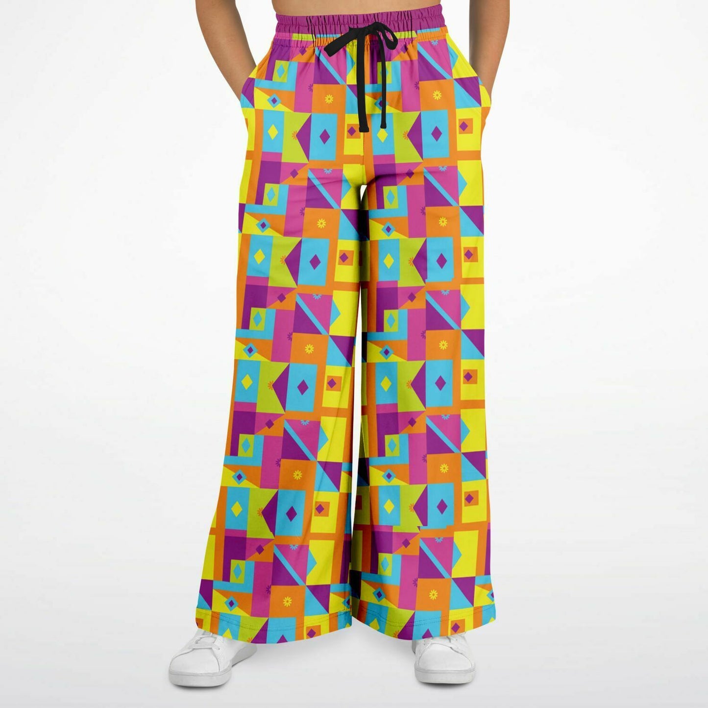 Neon Nights Fashion Flare Jogger - Sunflower Cabana