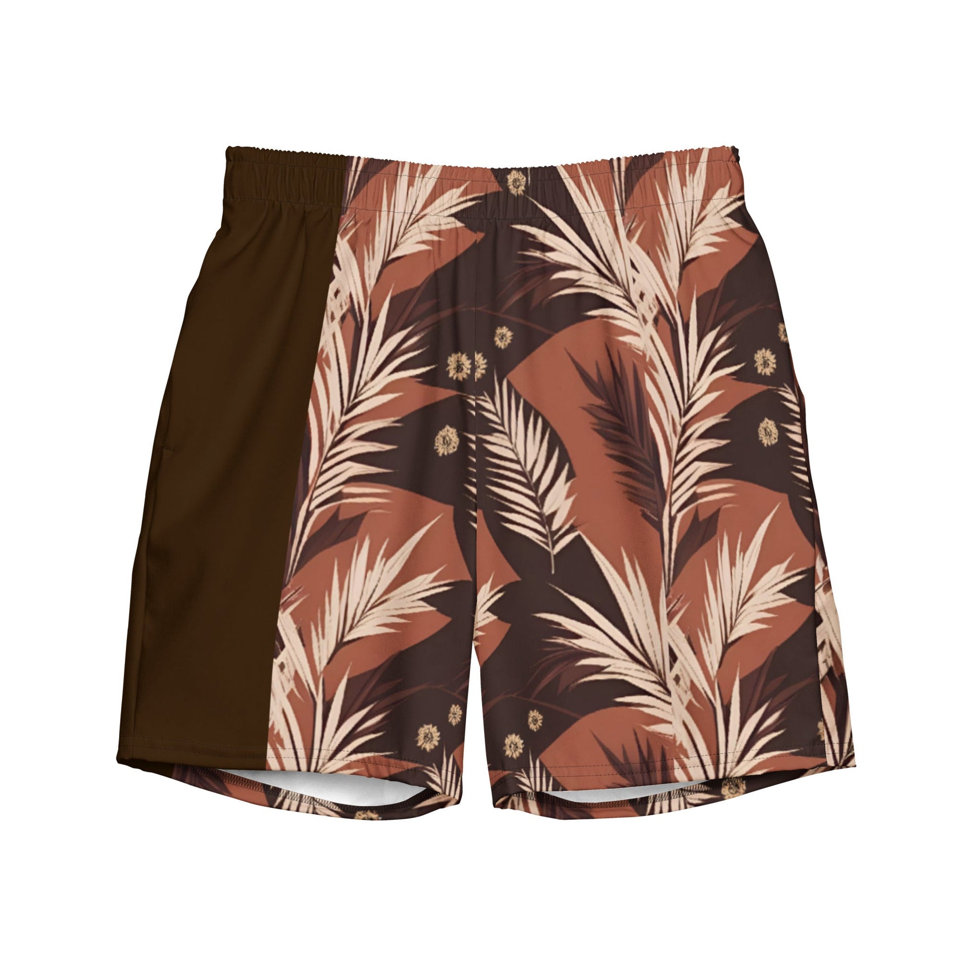 Rustling Soul Recycled Swim Trunks - Sunflower Cabana