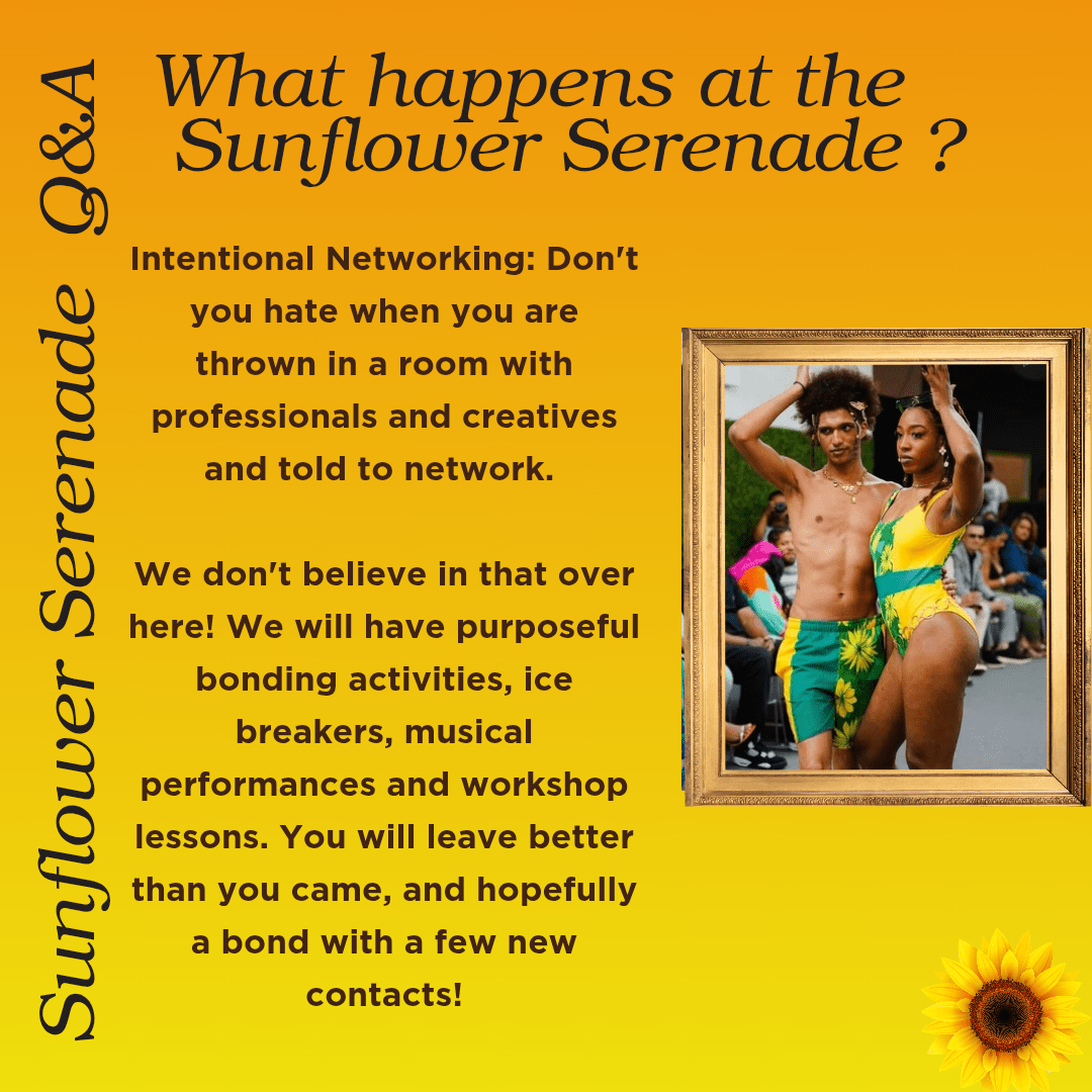 Sunflower Serenade Creative & Fashion Industry Mixer 2025 - Sunflower Cabana