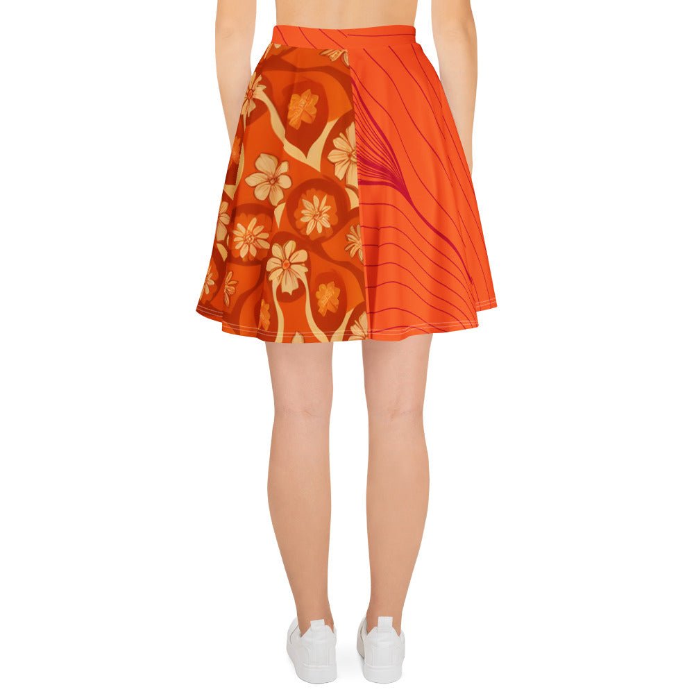 Wildfire Spirit Skater Skirt - Sunflower Cabana