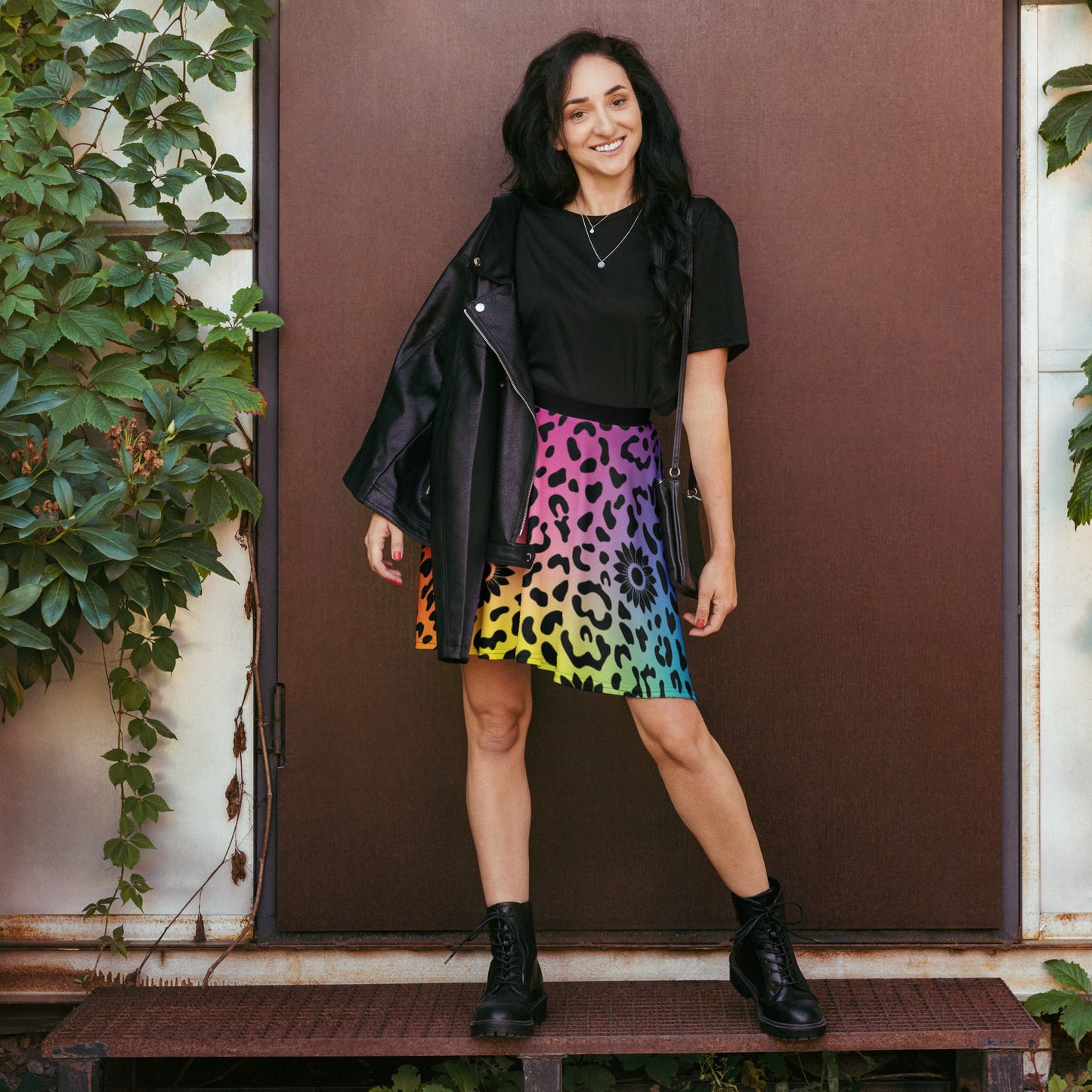 Wildflower Skater Skirt - Sunflower Cabana