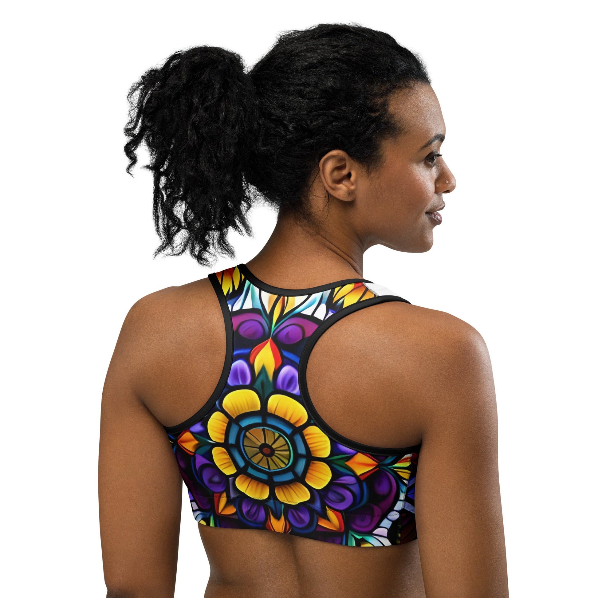 Kaleidoscope Sports bra - Sunflower Cabana