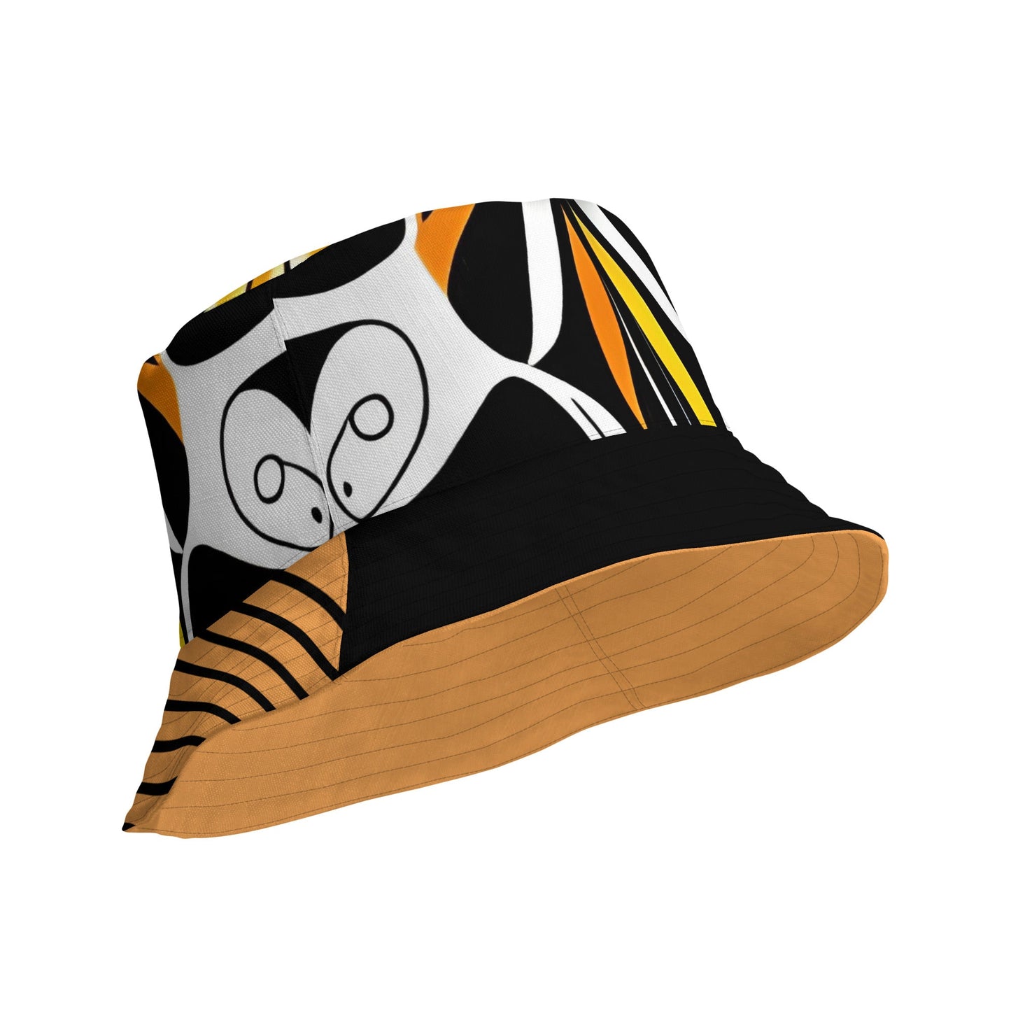Kaleidoscope Sunflower Reversible bucket hat - Sunflower Cabana