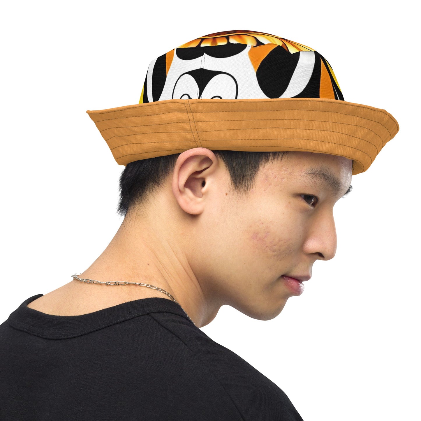 Kaleidoscope Sunflower Reversible bucket hat - Sunflower Cabana