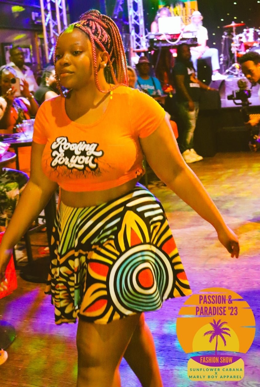 Orange Rooting for You Special Edition Crop top- PRE ORDER - Sunflower Cabana