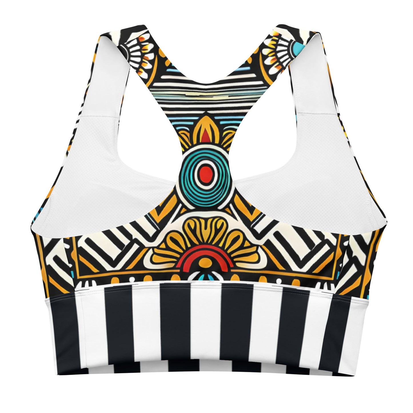 Trippie Hippie Longline sports bra - Sunflower Cabana