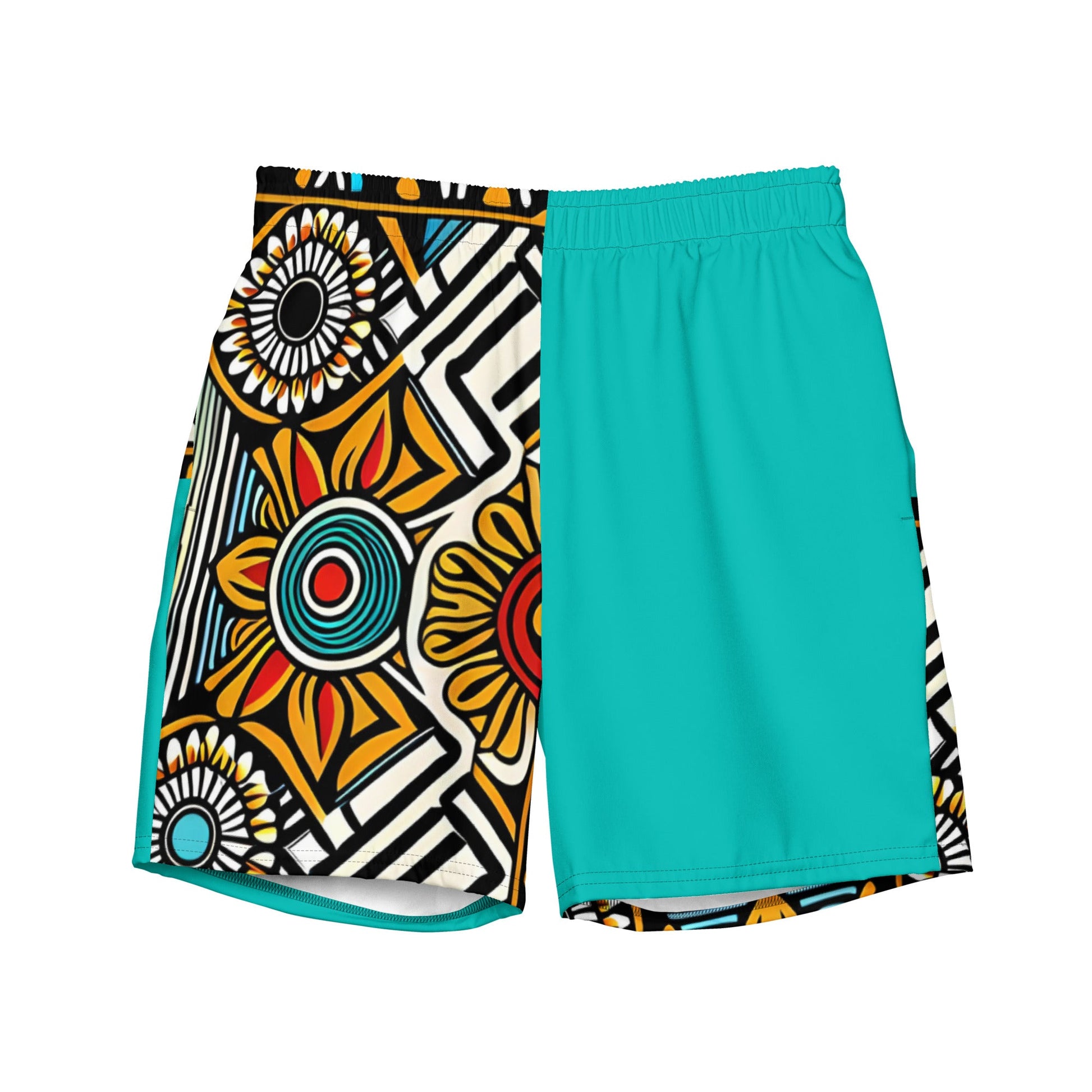 Trippie Hippie Men's swim trunks - Sunflower Cabana
