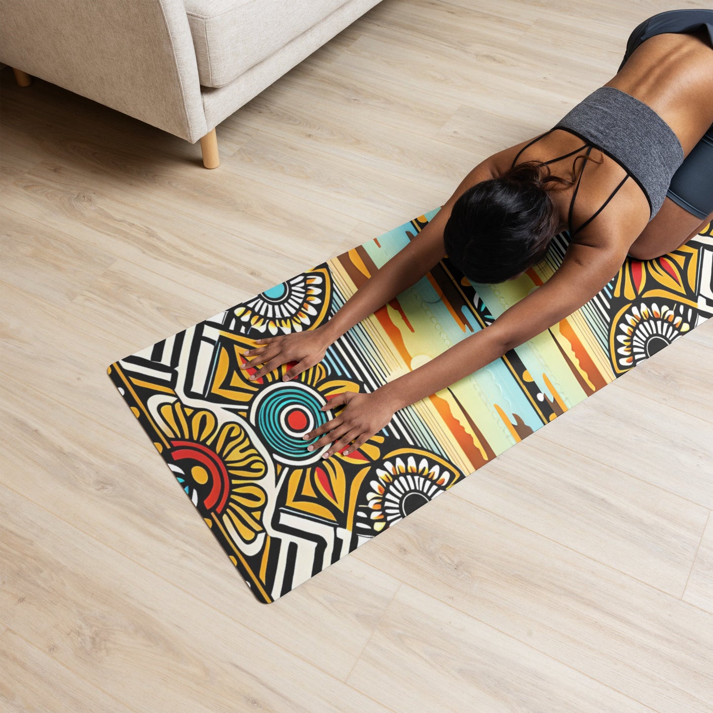 Trippie Hippie Yoga mat - Sunflower Cabana