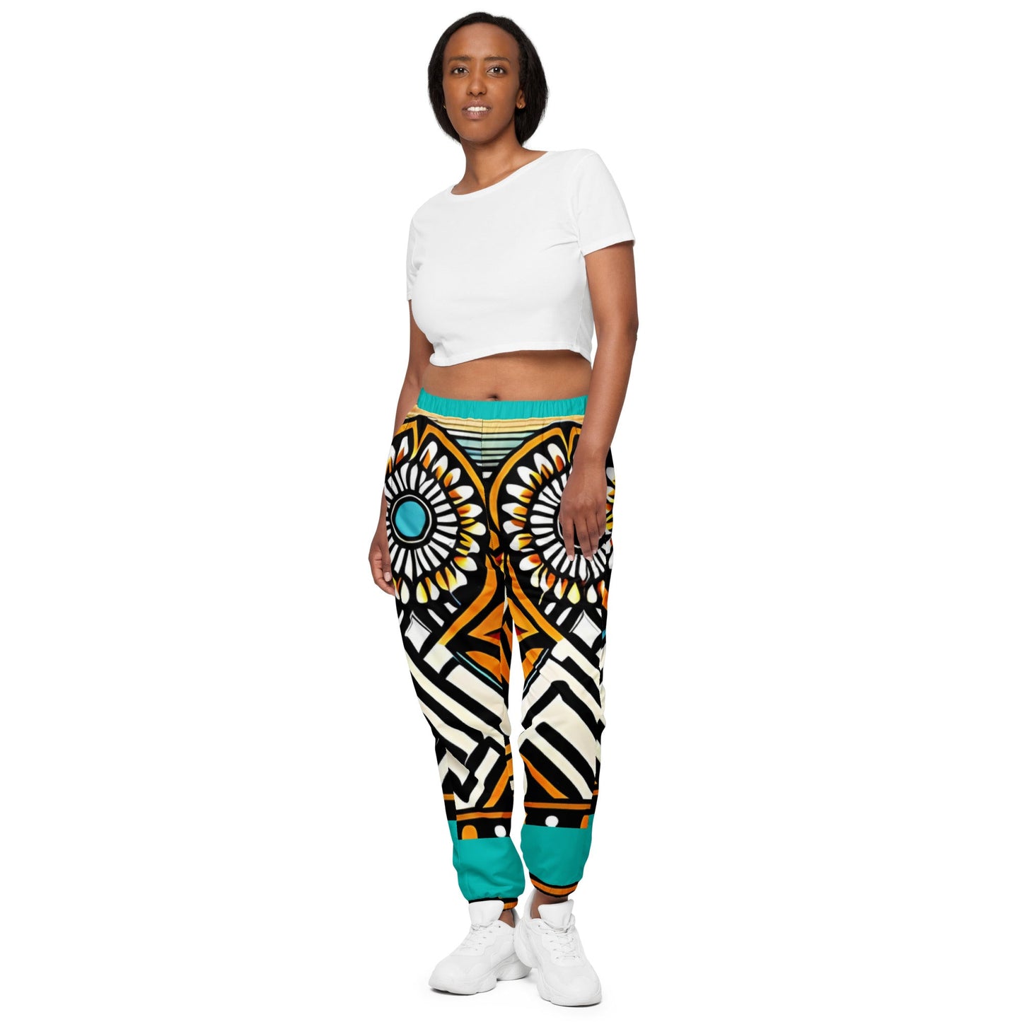 Trippue Hippie Unisex track pants - Sunflower Cabana