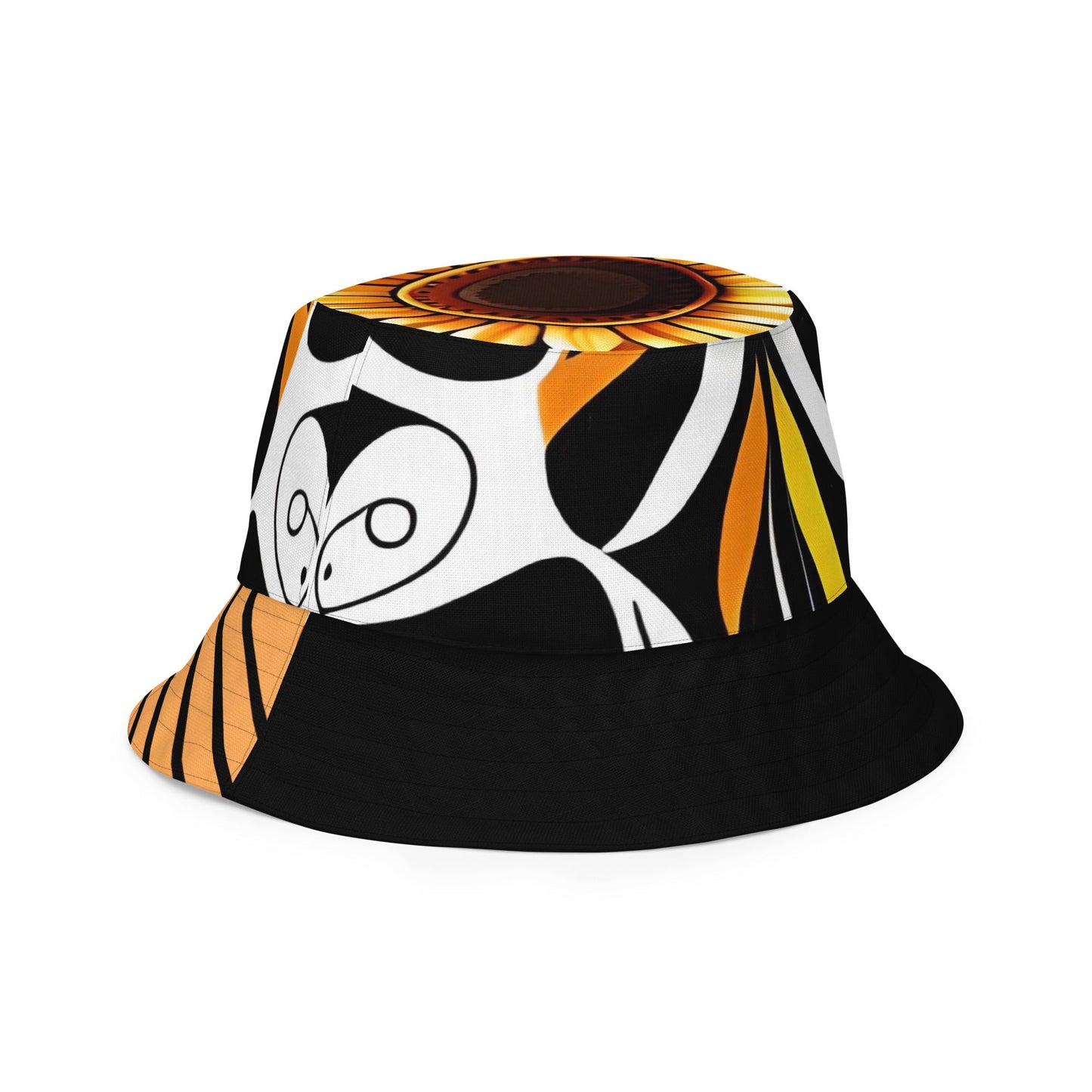Mango Tango Reversible bucket hat - Sunflower Cabana