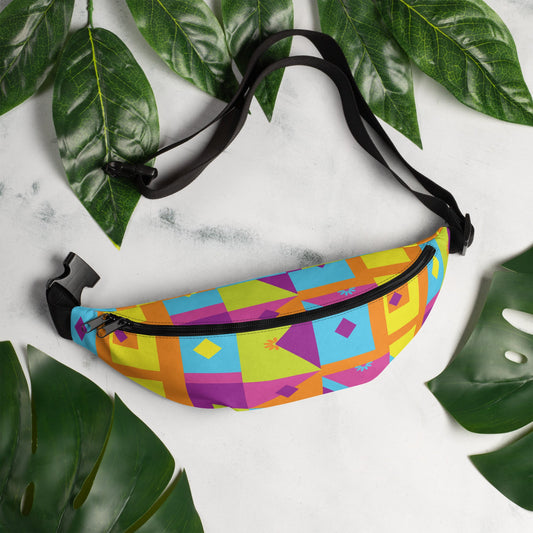 Neon Nights Fanny Pack - Sunflower Cabana