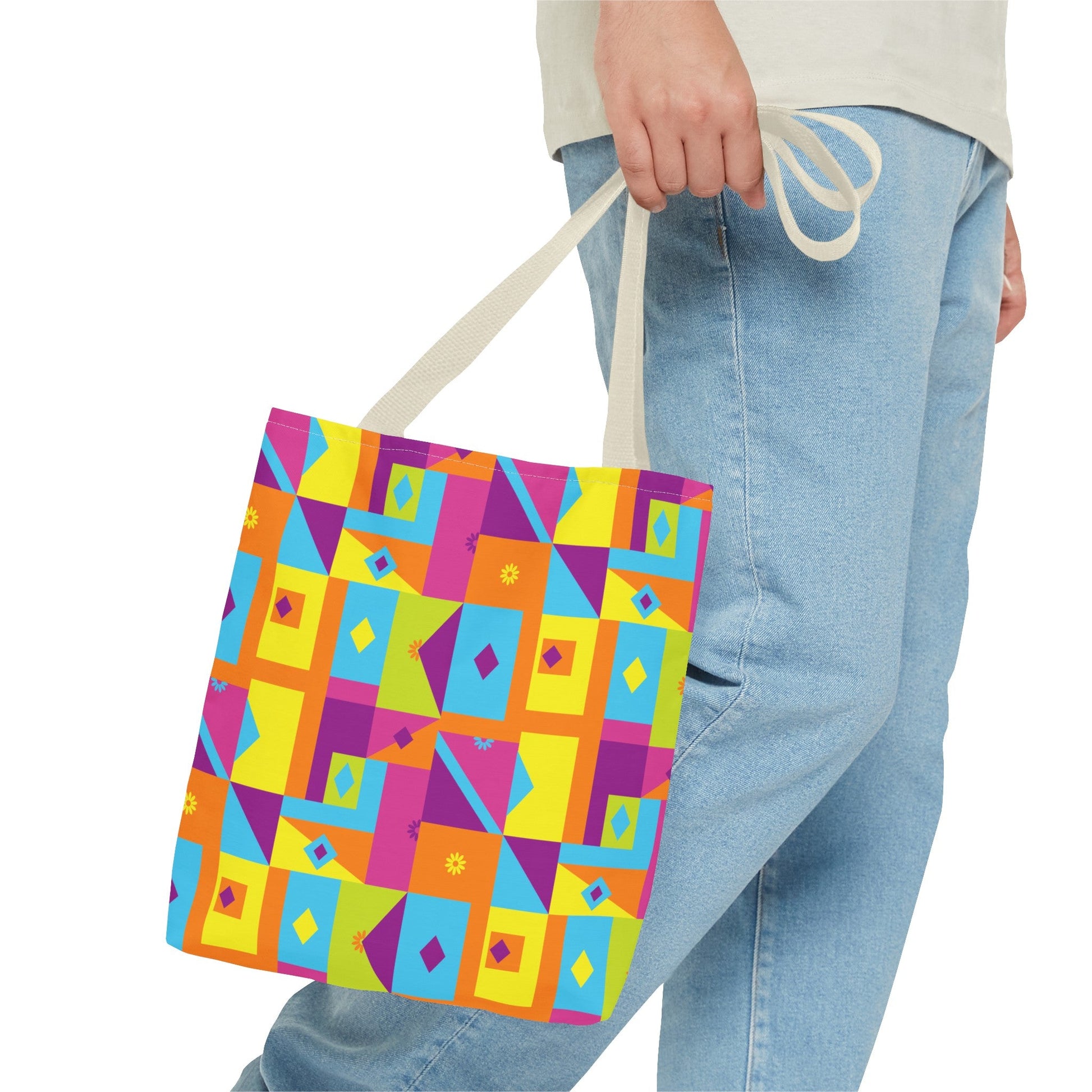 Neon Nights Tote Bag - Sunflower Cabana