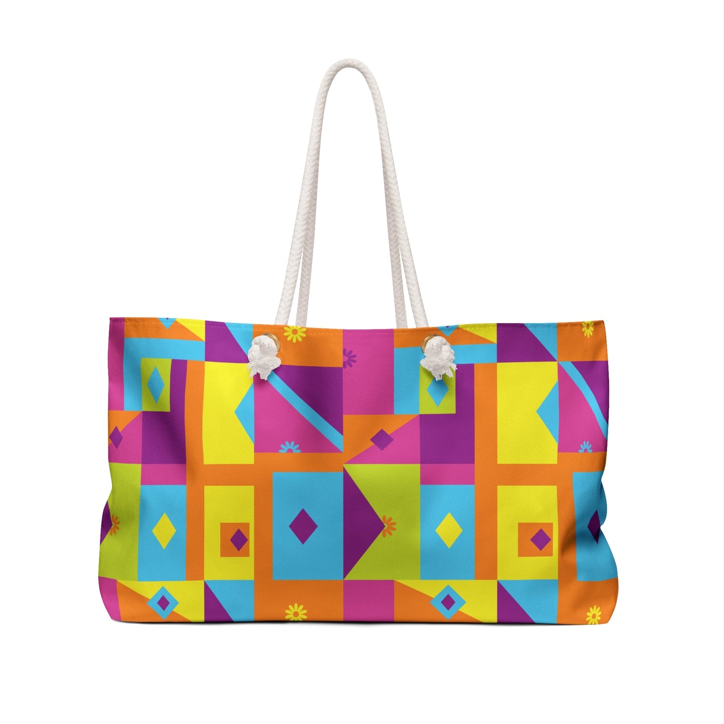 Neon Nights Weekender Bag - Sunflower Cabana