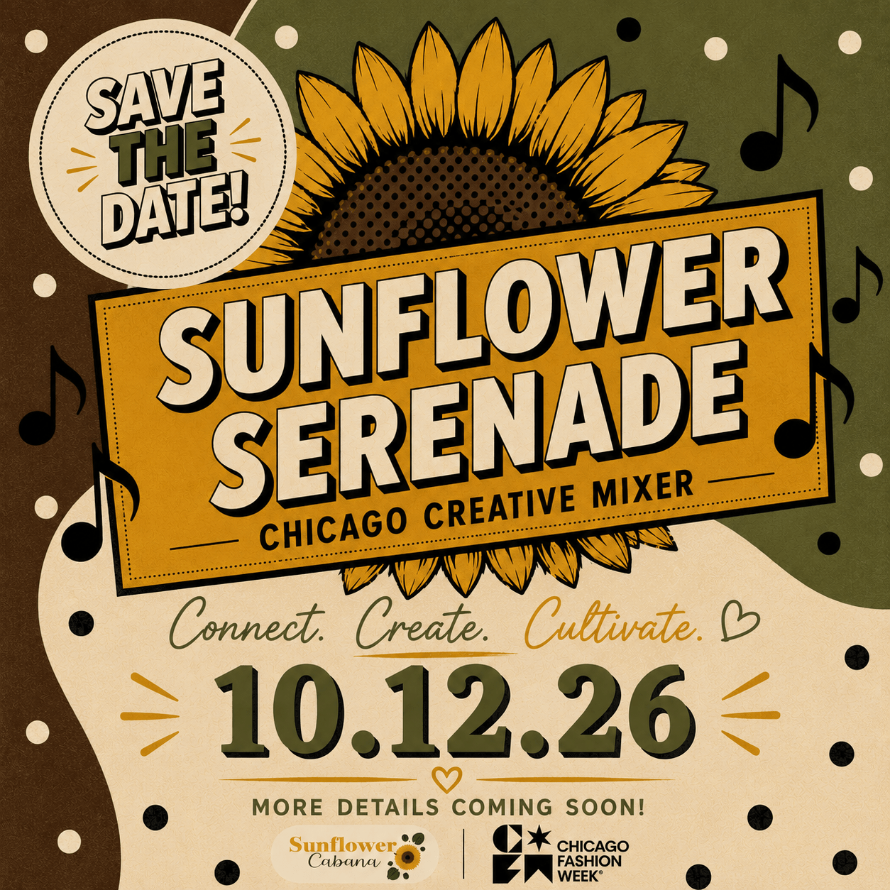 Sunflower Serenade: Chicago Creatives Mixer - Sunflower Cabana