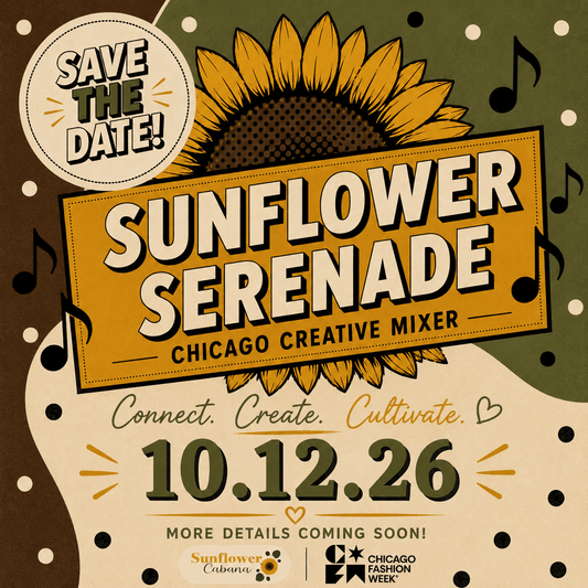 Sunflower Serenade: Chicago Creatives Mixer - Sunflower Cabana
