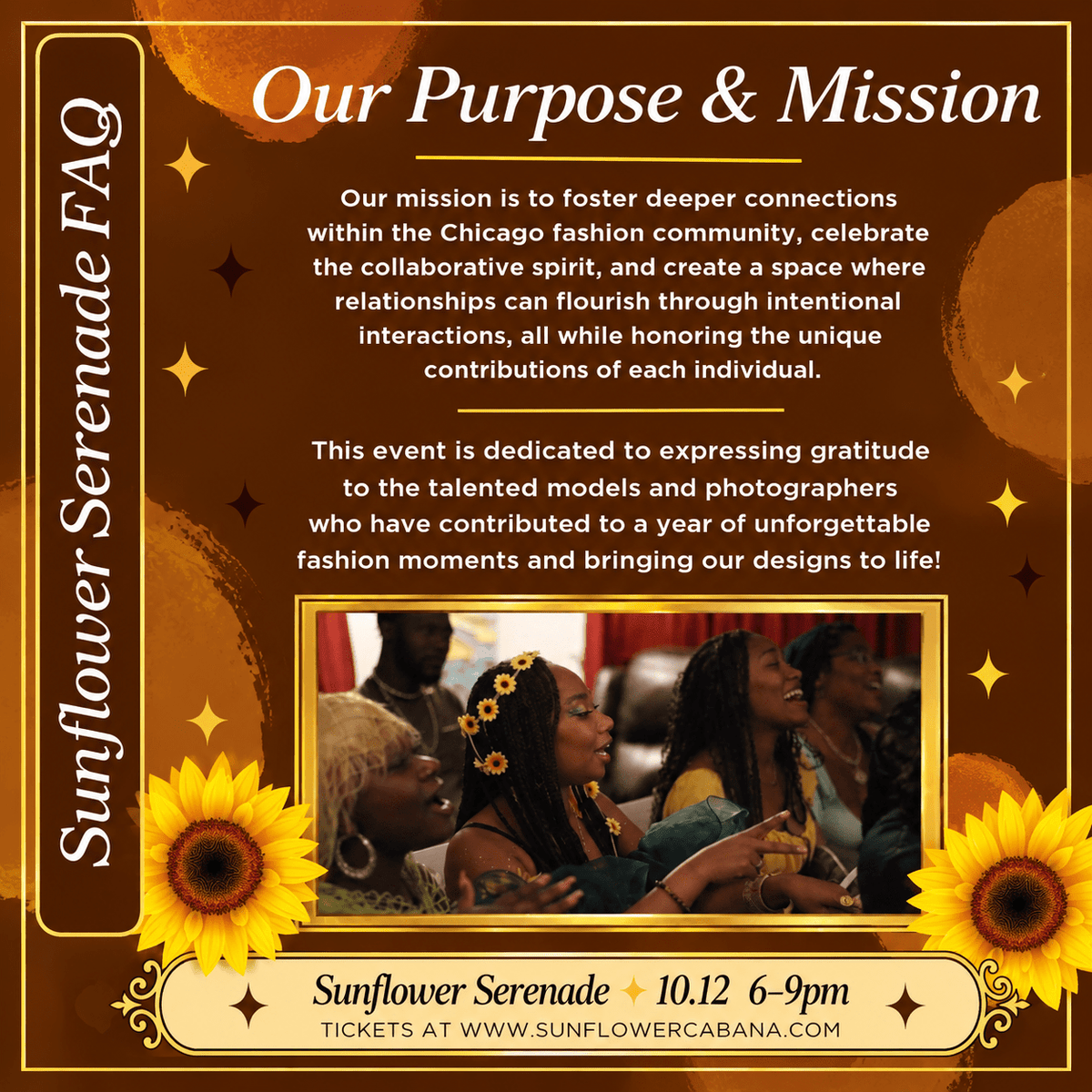 Sunflower Serenade: Chicago Creatives Mixer - Sunflower Cabana