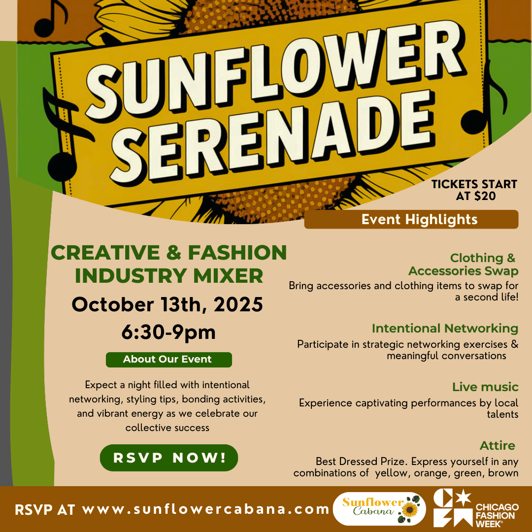 Sunflower Serenade Creative &amp; Fashion Industry Mixer 2025 - Sunflower Cabana
