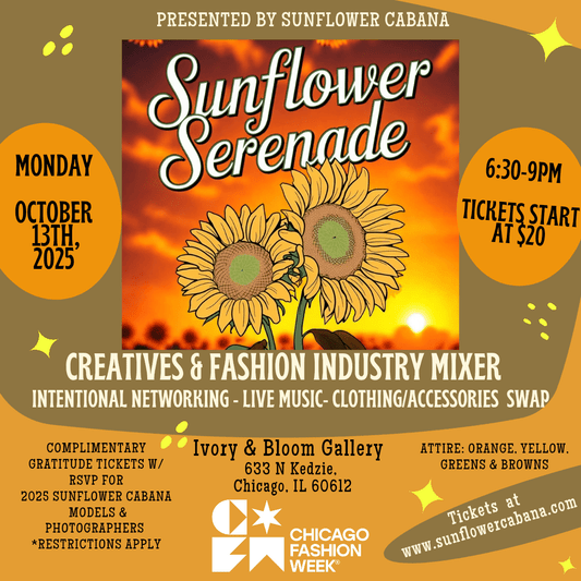 Sunflower Serenade Creative &amp; Fashion Industry Mixer 2025 - Sunflower Cabana