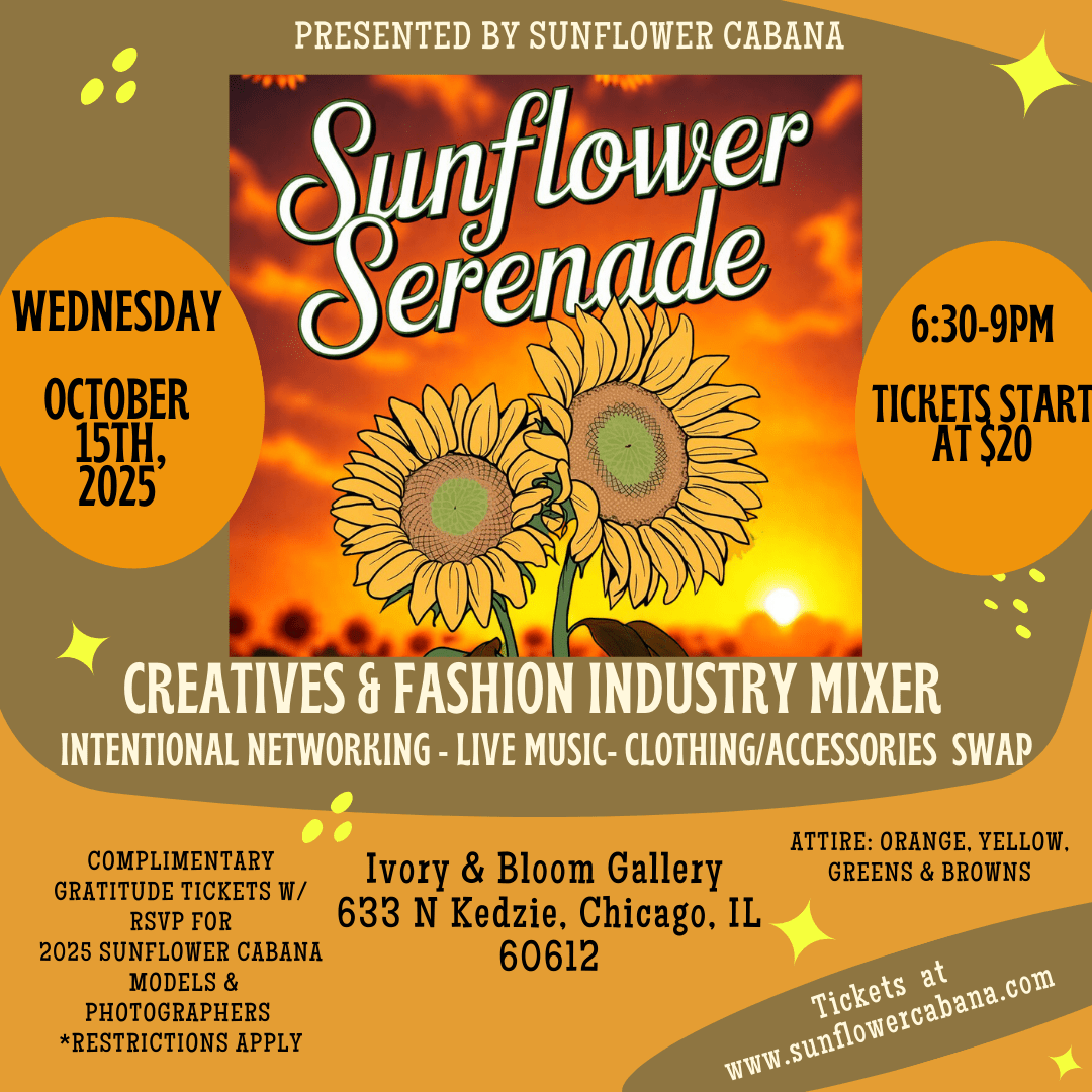 Sunflower Serenade Creative & Fashion Industry Mixer 2025 - Sunflower Cabana
