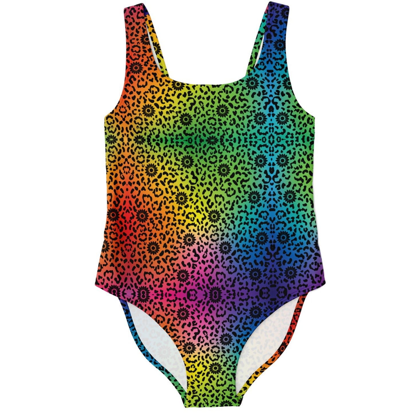 Wildflower Leopard One-Piece Swimsuit - Sunflower Cabana