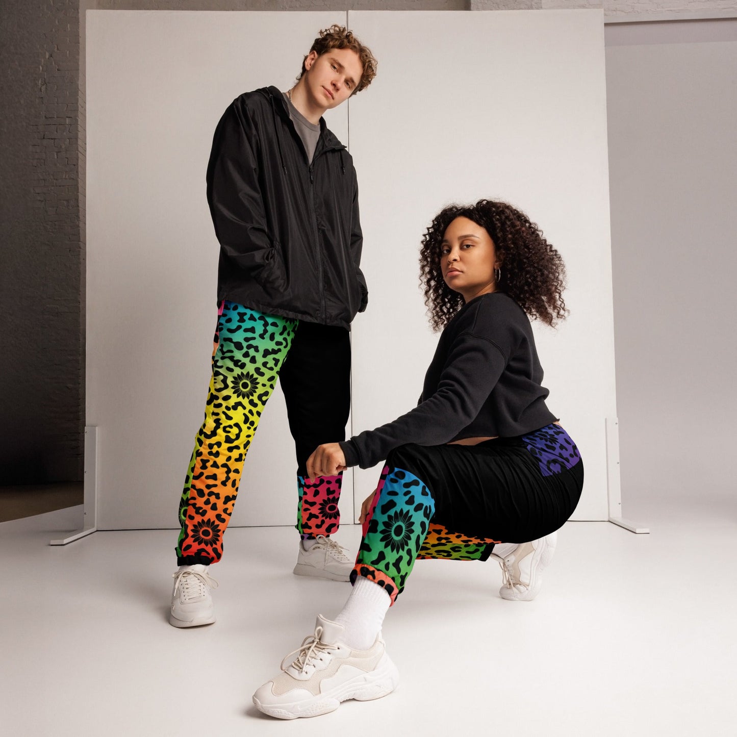 Wildflower Unisex track pants - Sunflower Cabana