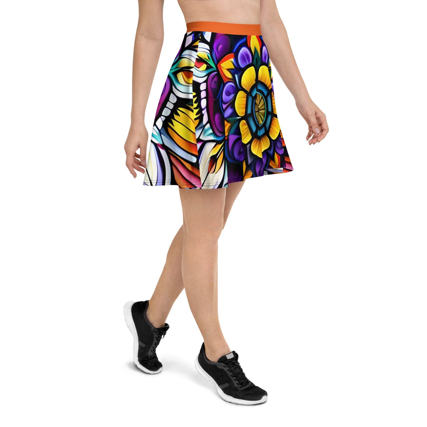 Kaleidoscope Skater Skirt - Sunflower Cabana