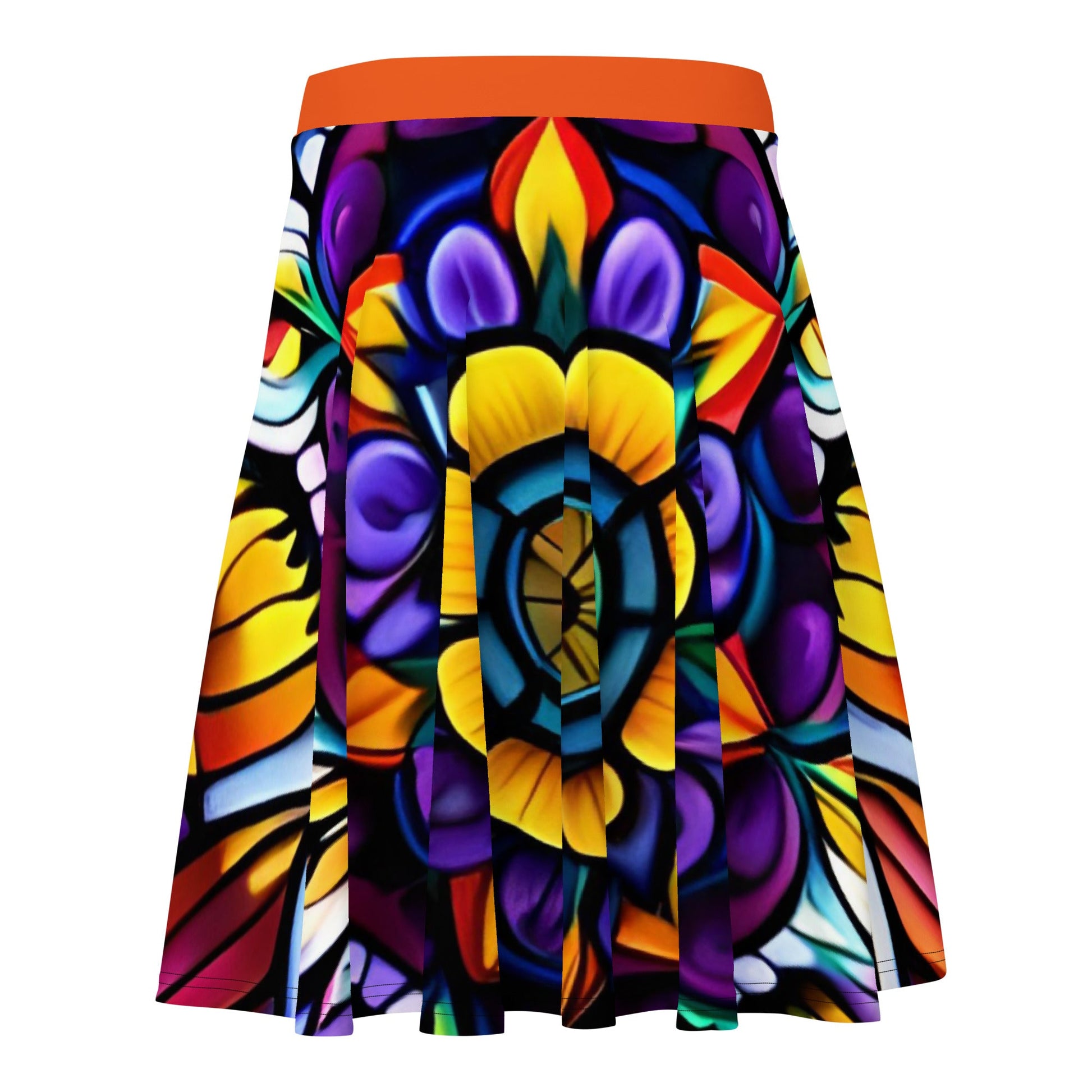 Kaleidoscope Skater Skirt - Sunflower Cabana