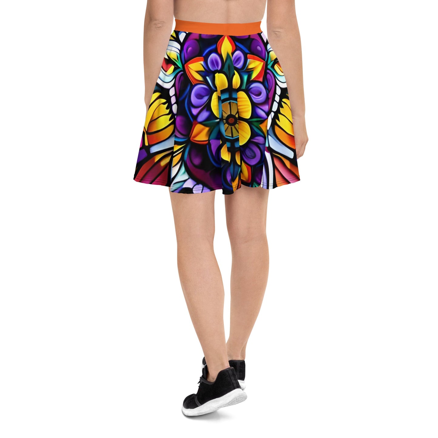 Kaleidoscope Skater Skirt - Sunflower Cabana