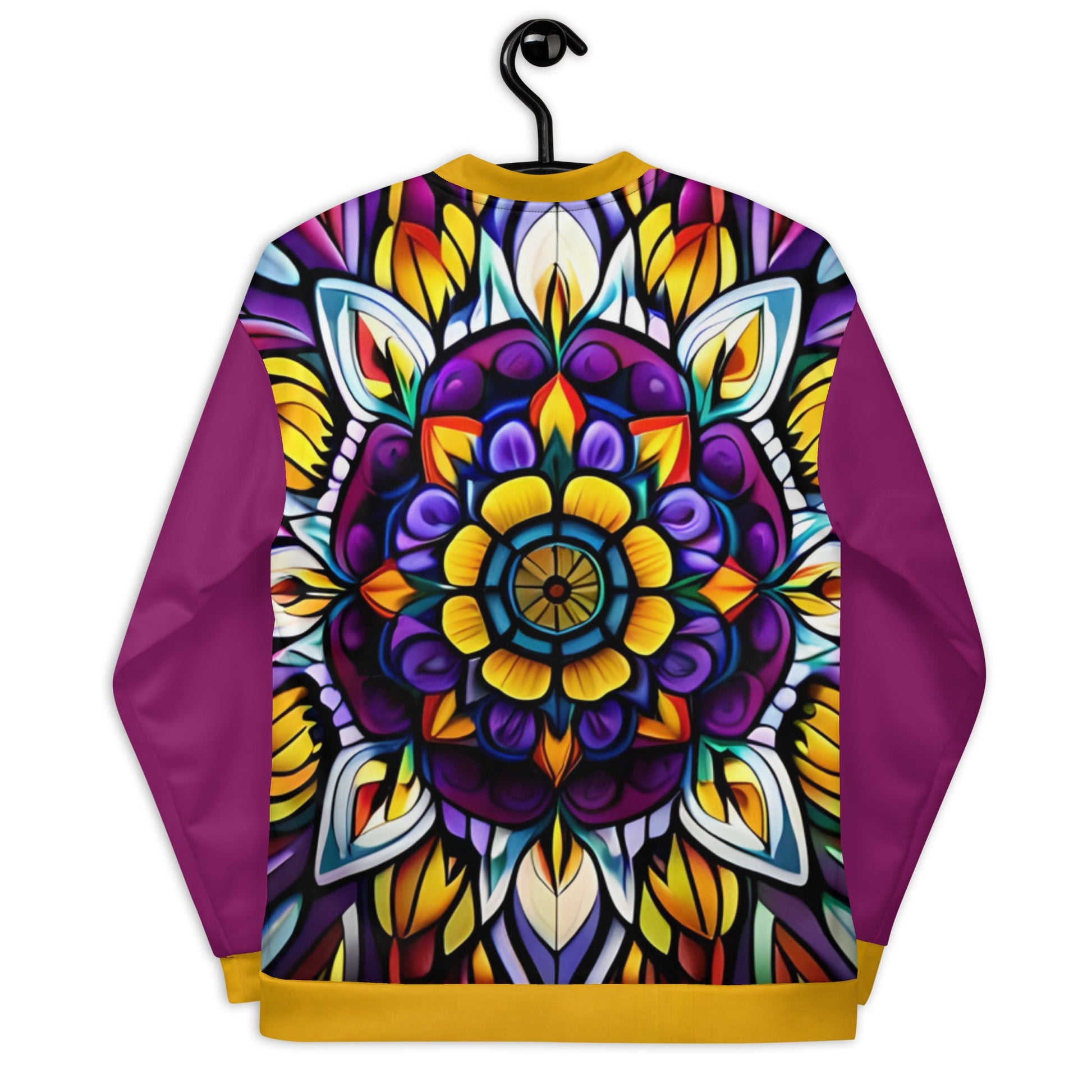 Kaleidoscope Unisex Bomber Jacket - Sunflower Cabana