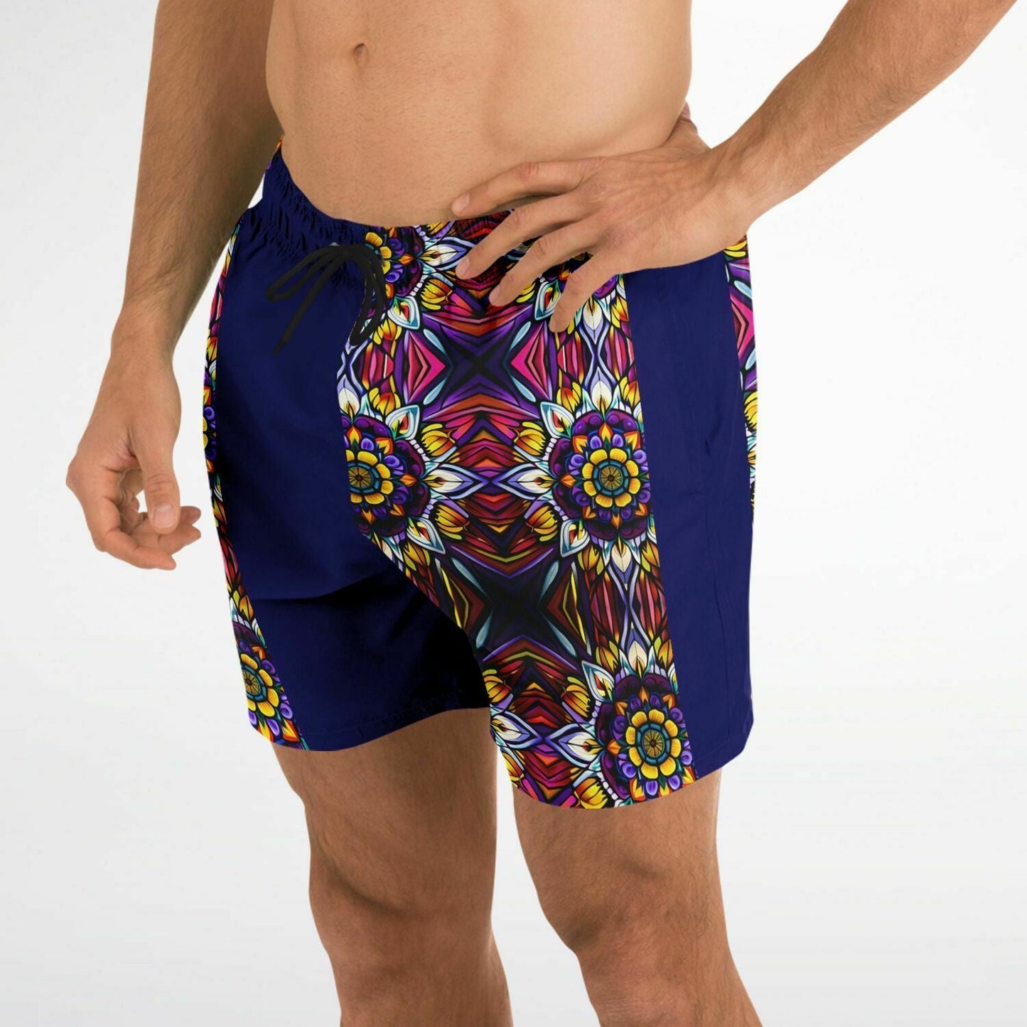 Kaleidscope Swim Trunks Men - Sunflower Cabana