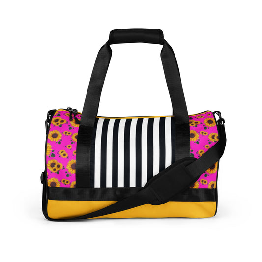 Pinky All-over print gym bag - Sunflower Cabana