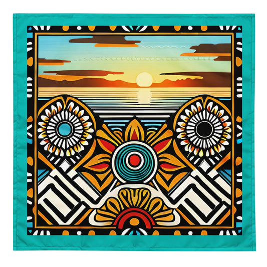 Trippie Hippie All-over print bandana - Sunflower Cabana