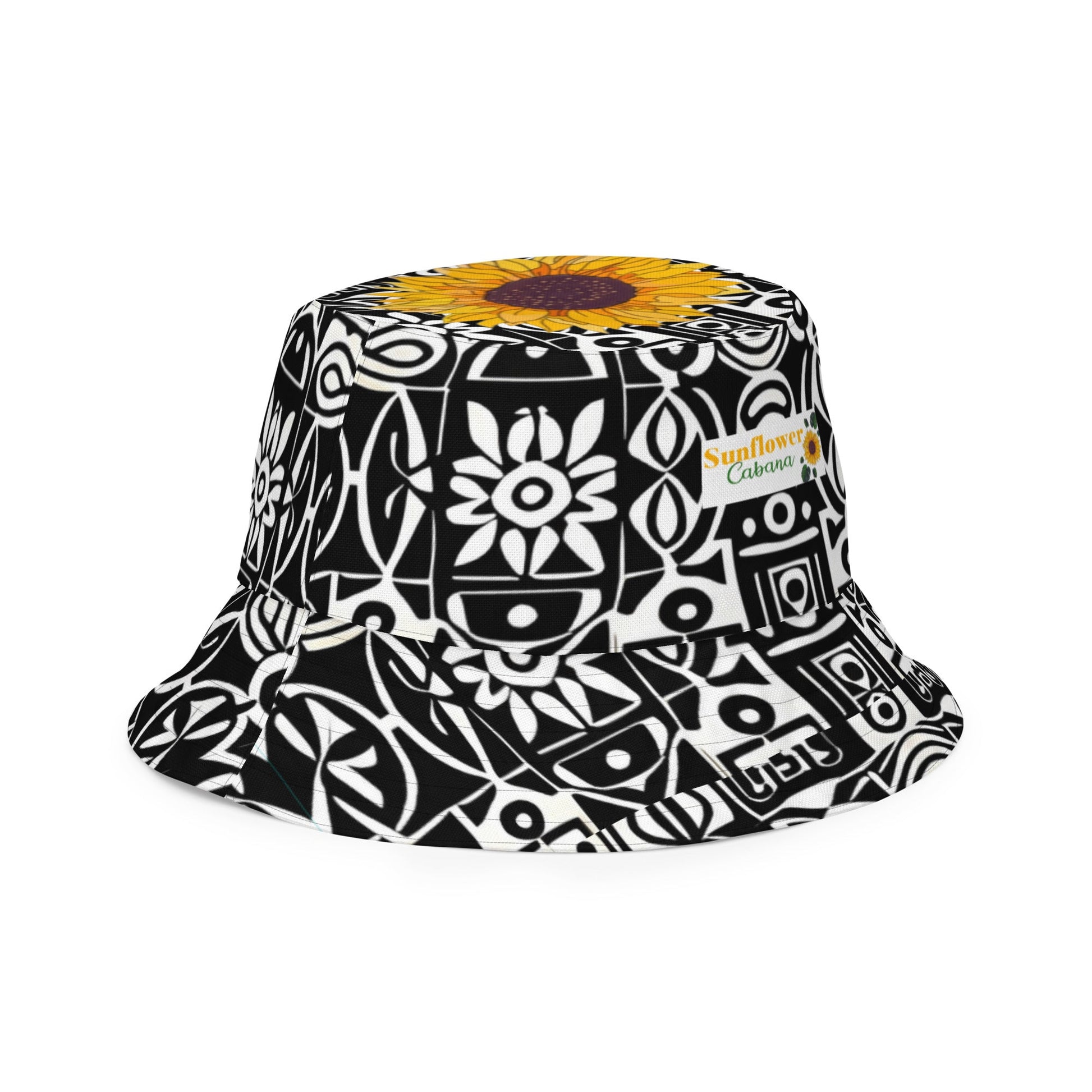 Trippie Hippie Reversible bucket hat - Sunflower Cabana