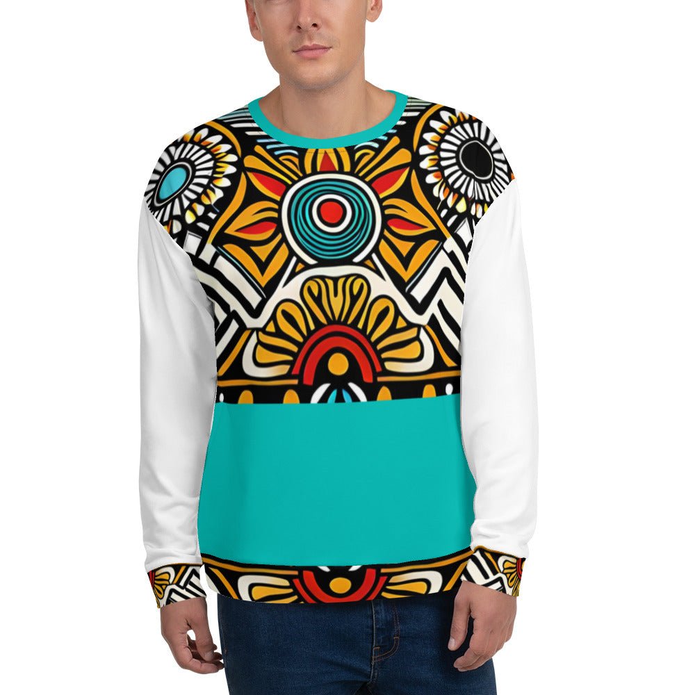 Trippie Hippie Unisex Sweatshirt - Sunflower Cabana